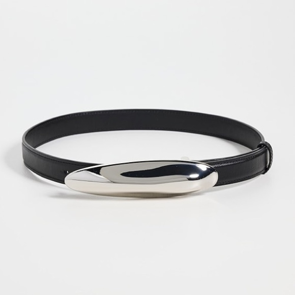 Cult Gaia Fiore Belt in Black/Silver